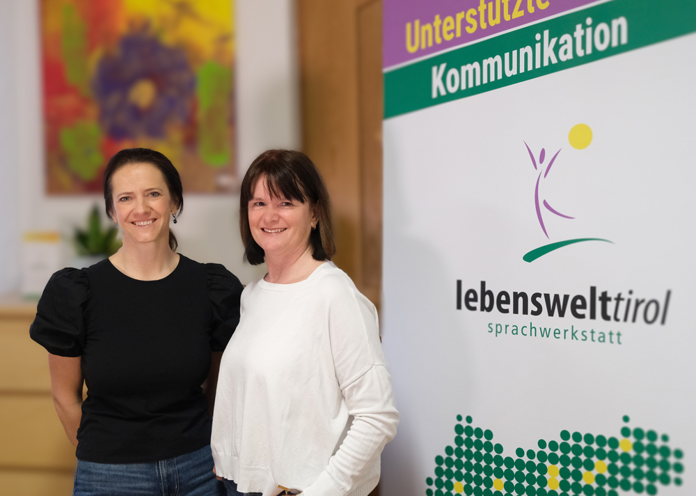 Verena und Doris von der lebenswelttirol-sprachwerkstatt